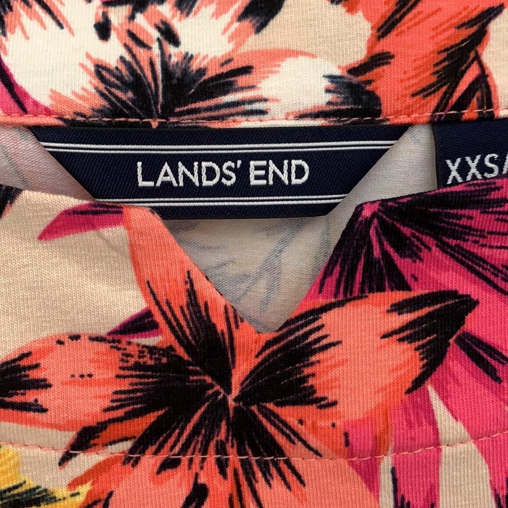 Lands’ End Women’s Floral Dress Size XXS NWOT - Picture 4 of 10